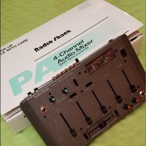 Radio Shack SSM-60 4 Channel Audio Mixer